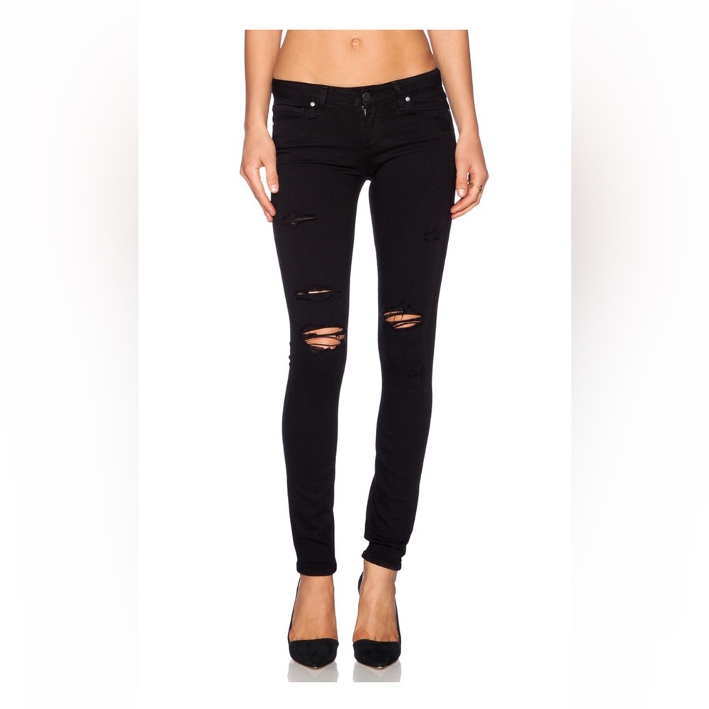 Paige Verdugo Ultra Skinny Black Jeans